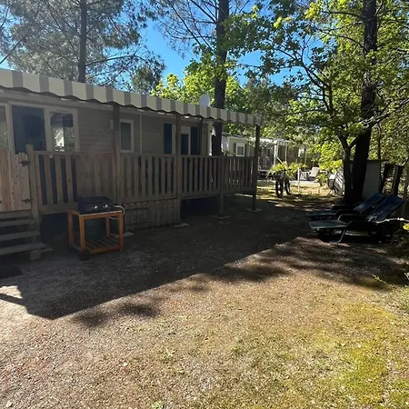 Sbvacances Mobil 3ch 2sdb Sur Magnifique Emplacement Avec Vue Sur La Foret Des Landes Campsite Saint-Julien-en-Born